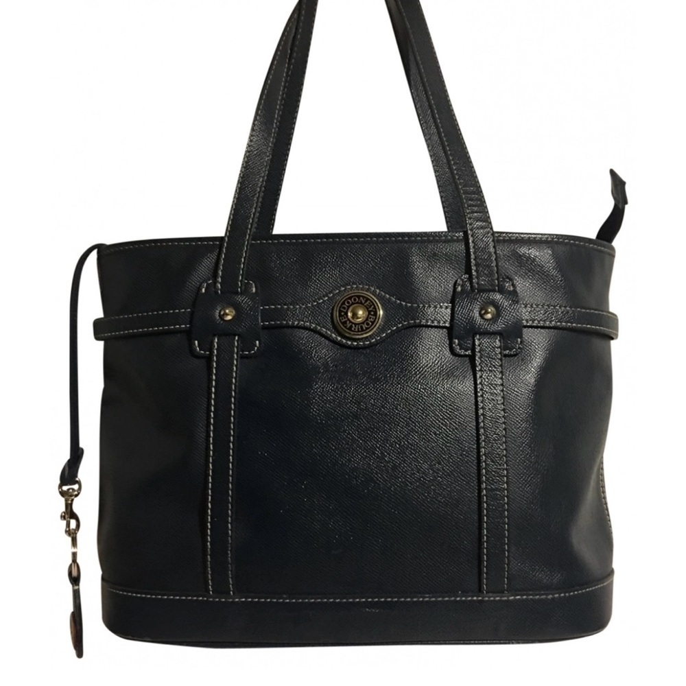 Dooney bourke Elegant navy blue Leather Tote Bag